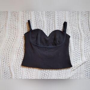 Princess Polly Simple Little Black Top! New Without Tags!